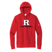 Nike Club Fleece Sleeve Swoosh Pullover Hoodie Rutgers Flag Football