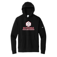 Golf Nike Club Fleece Sleeve Swoosh Pullover Hoodie Rutgers Golf Association
