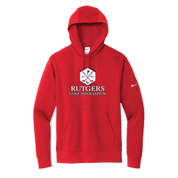 Golf Nike Club Fleece Sleeve Swoosh Pullover Hoodie Rutgers Golf Association