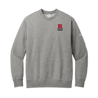 Nike Club Fleece Sleeve Swoosh Crew Rutgers Physical Therapy