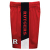Rutgers Scarlet Knights Vive La Fete Game Day Red Stripes Boys Solid Black Athletic Mesh Short Vive La Fête - Online Apparel Store