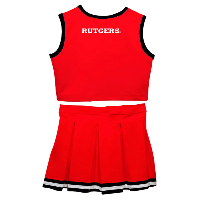 Rutgers State University Scarlet Knights Vive La Fete Game Day Red Sleeveless Cheerleader Set Vive La Fête - Online Apparel Store
