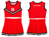 Rutgers State University Scarlet Knights Vive La Fete Game Day Red Sleeveless Cheerleader Set Vive La Fête - Online Apparel Store