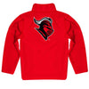 Rutgers State University Scarlet Knights Vive La Fete Game Day Solid Red Quarter Zip Pullover Sleeves Vive La Fête - Online Apparel Store