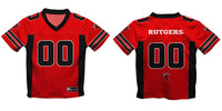 Rutgers State University Scarlet Knights Vive La Fete Game Day Red Boys Fashion Football Jersey