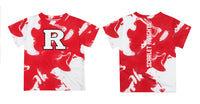 Rutgers State University Scarlet Knights Vive La Fete Marble Boys Game Day Red Short Sleeve Tee