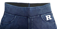 Rutgers State University Scarlet Knights Vive La Fete Game Day Collegiate Logo on Faux Pocket Women Red Jeggings