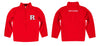 Rutgers Scarlet Knights Vive La Fete Logo and Mascot Name Womens Red Quarter Zip Pullover Vive La Fête - Online Apparel Store
