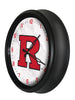 Rutgers Scarlet Knights Logo LED Clock | LED Outdoor Clock  Clocks & Thermometers