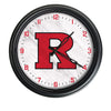 Rutgers Scarlet Knights Logo LED Clock | LED Outdoor Clock  Clocks & Thermometers