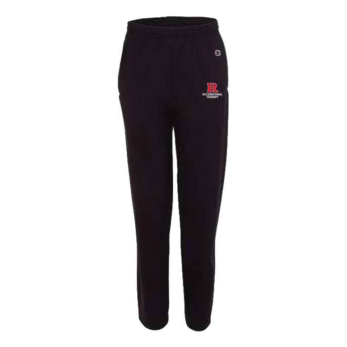 OTD Men's Powerblend Open-Bottom Sweatpants with Pockets Rutgers OTD