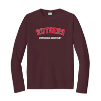RUPASS Port & Co Long Sleeve Performance Tee Rutgers Physician Assistant