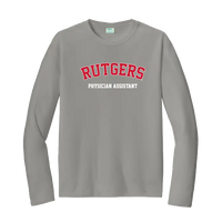 RUPASS Port & Co Long Sleeve Performance Tee Rutgers Physician Assistant
