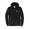 Marching Band Port & Co Core Fleece Full-Zip Hooded Sweatshirt Rutgers Marching Band