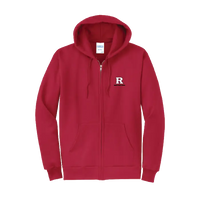 Marching Band Port & Co Core Fleece Full-Zip Hooded Sweatshirt Rutgers Marching Band