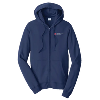 Newark Health Port & Co Fan Favorite Fleece Full-Zip Hooded Sweatshirt Rutgers Newark Health