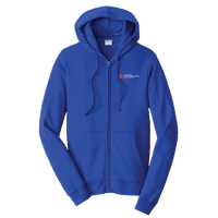 Newark Health Port & Co Fan Favorite Fleece Full-Zip Hooded Sweatshirt Rutgers Newark Health