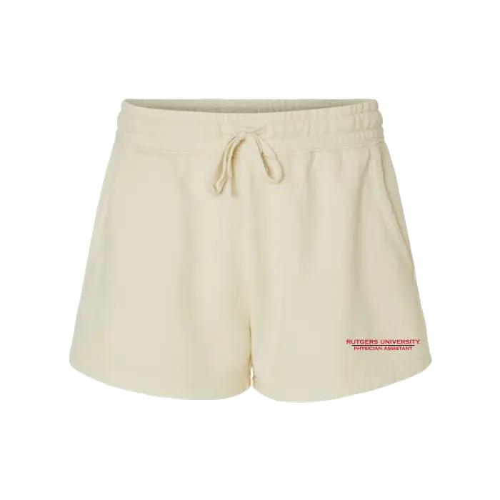 RUPASS Women’s Lightweight California Wave Wash Fleece Shorts Rutgers Physician Assistant
