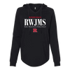 RWJMS Lightweight Loopback Terry Hooded Sweatshirt Robert Wood Johnson Medical School