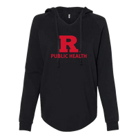 Public Health Women’s Lightweight California Wave Wash Hooded Sweatshirt Rutgers Public Health