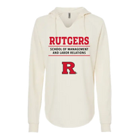 SMLR Lightweight Loopback Terry Hooded Sweatshirt School of Management & Labor Relations