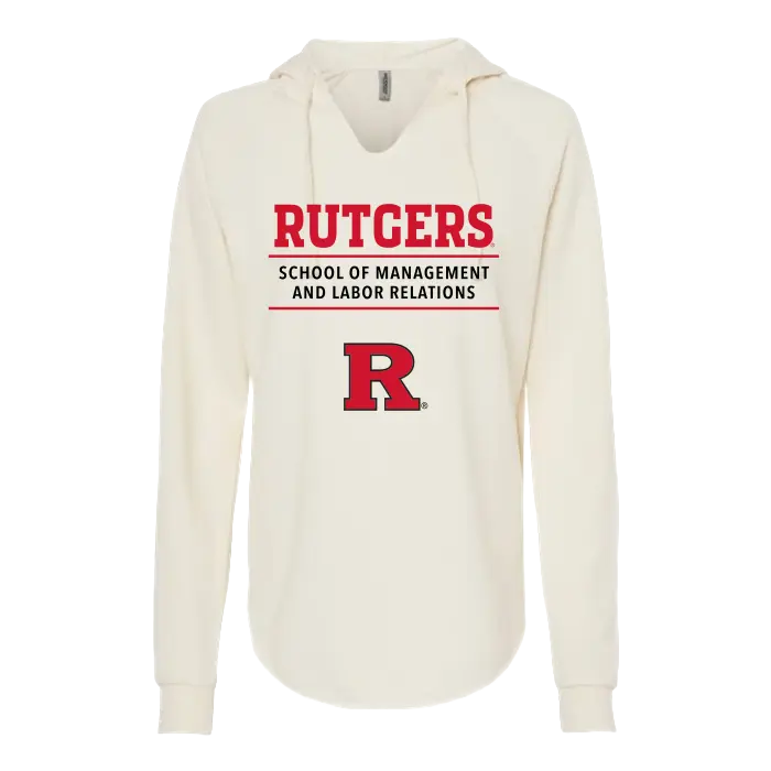 SMLR Lightweight Loopback Terry Hooded Sweatshirt School of Management & Labor Relations