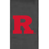 Silver Club Chair with Rutgers Scarlet Knights Logo Zipchair