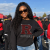 Rutgers University Block R Rutgers Black Crewneck Sweatshirt  Sweatshirt