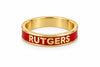 Rutgers Enamel Band Ring 