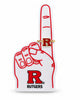 Rutgers Logo Gold and Enamel Stack Ring 