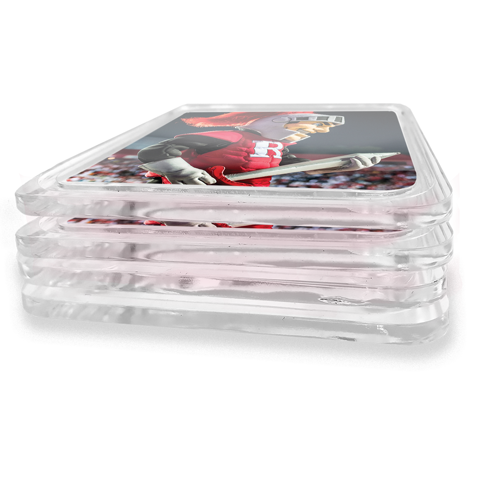Rutgers Scarlet Knights - Sir Henry's Sword Drink Coaster