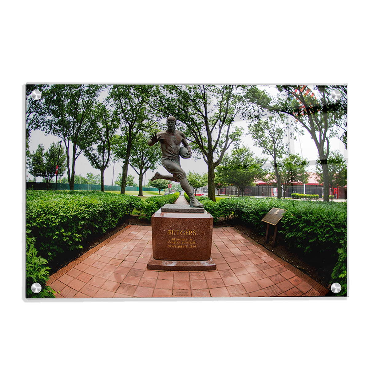 Rutgers Scarlet Knights - Birthplace Statue