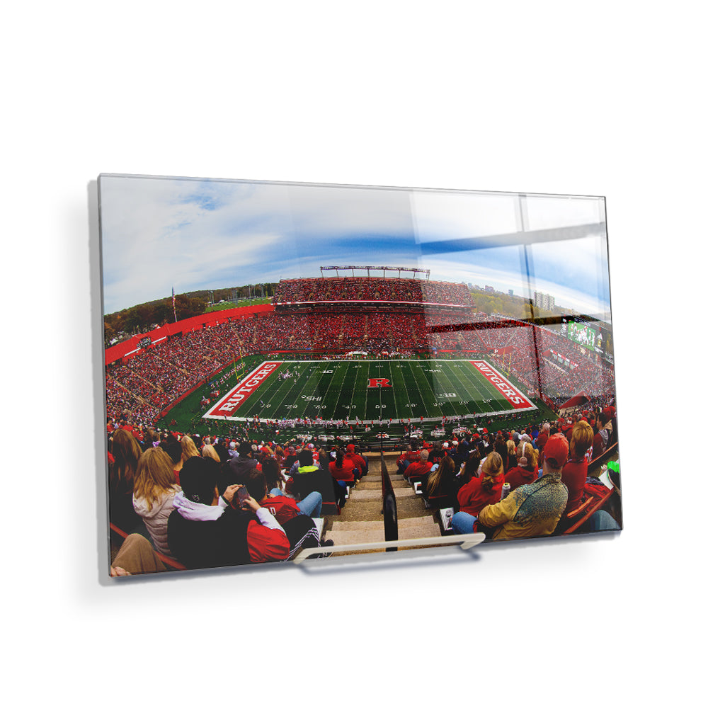 Rutgers Scarlet Knights - Bird's Eye View of SHI Stadium