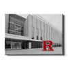 Rutgers Scarlet Knights - Athletic Performance Center B&W with Scarlet R