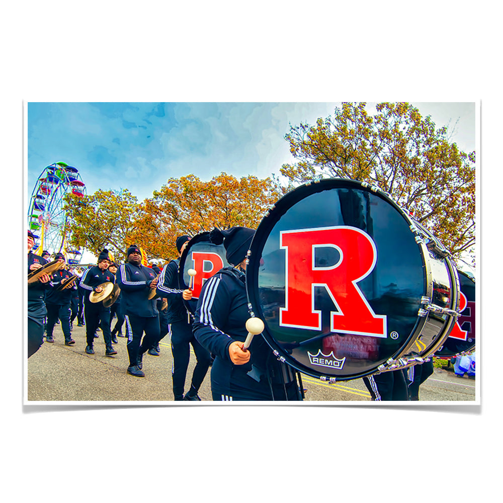 Rutgers Scarlet Knights - Marching Scarlet Knights Boardwalk HDR