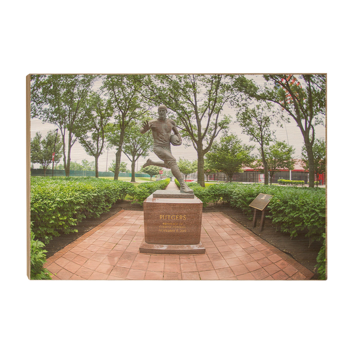 Rutgers Scarlet Knights - Birthplace Statue