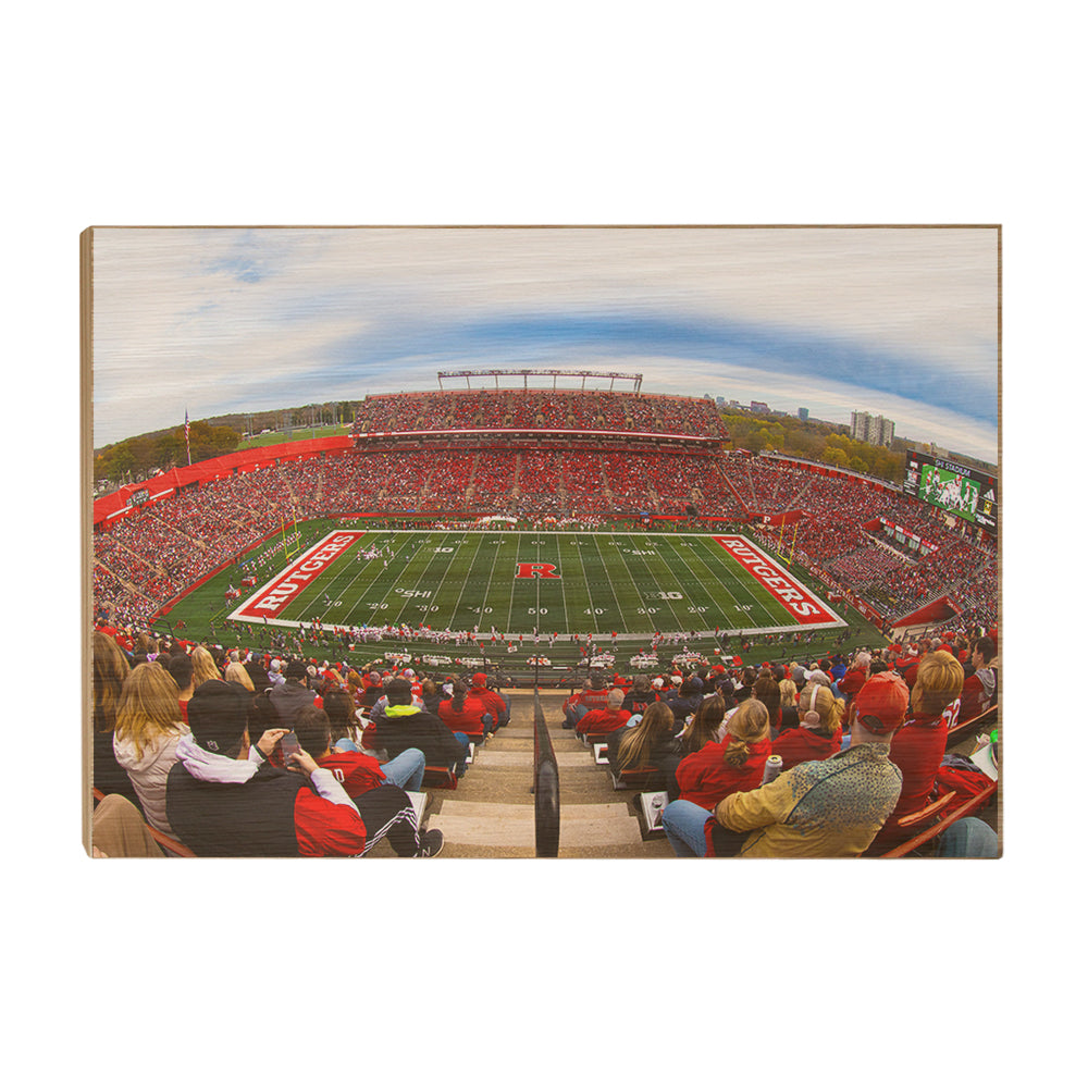 Rutgers Scarlet Knights - Bird's Eye View of SHI Stadium