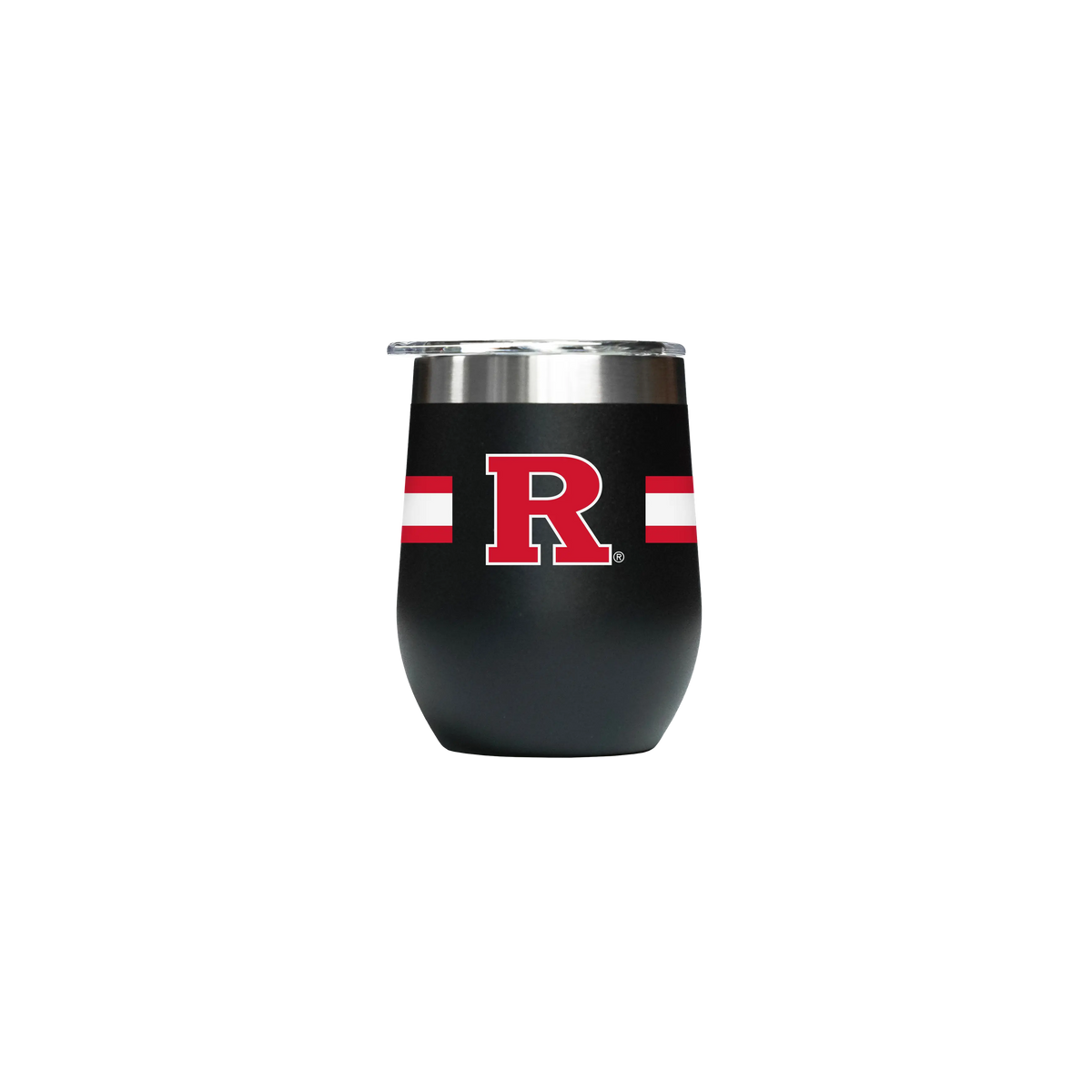 Rutgers 12oz Stemless Black Tumbler GameTime Sidekicks