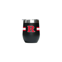 Rutgers 12oz Stemless Black Tumbler GameTime Sidekicks