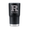 Rutgers 20oz Laser Etched Tumbler Black GameTime Sidekicks