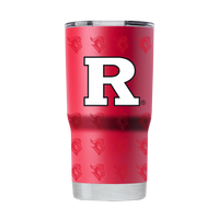Rutgers 20oz Tumbler Scarlet Logo Wrap GameTime Sidekicks