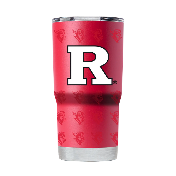 Rutgers 20oz Tumbler Scarlet Logo Wrap GameTime Sidekicks