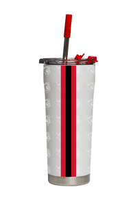 Rutgers Straw Tumbler ProGloss White GameTime Sidekicks