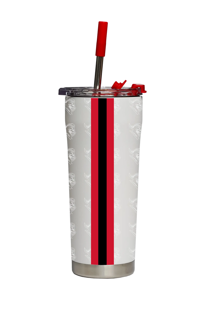 Rutgers Straw Tumbler ProGloss White GameTime Sidekicks