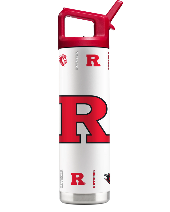 Rutgers 22oz White Bottle GameTime Sidekicks
