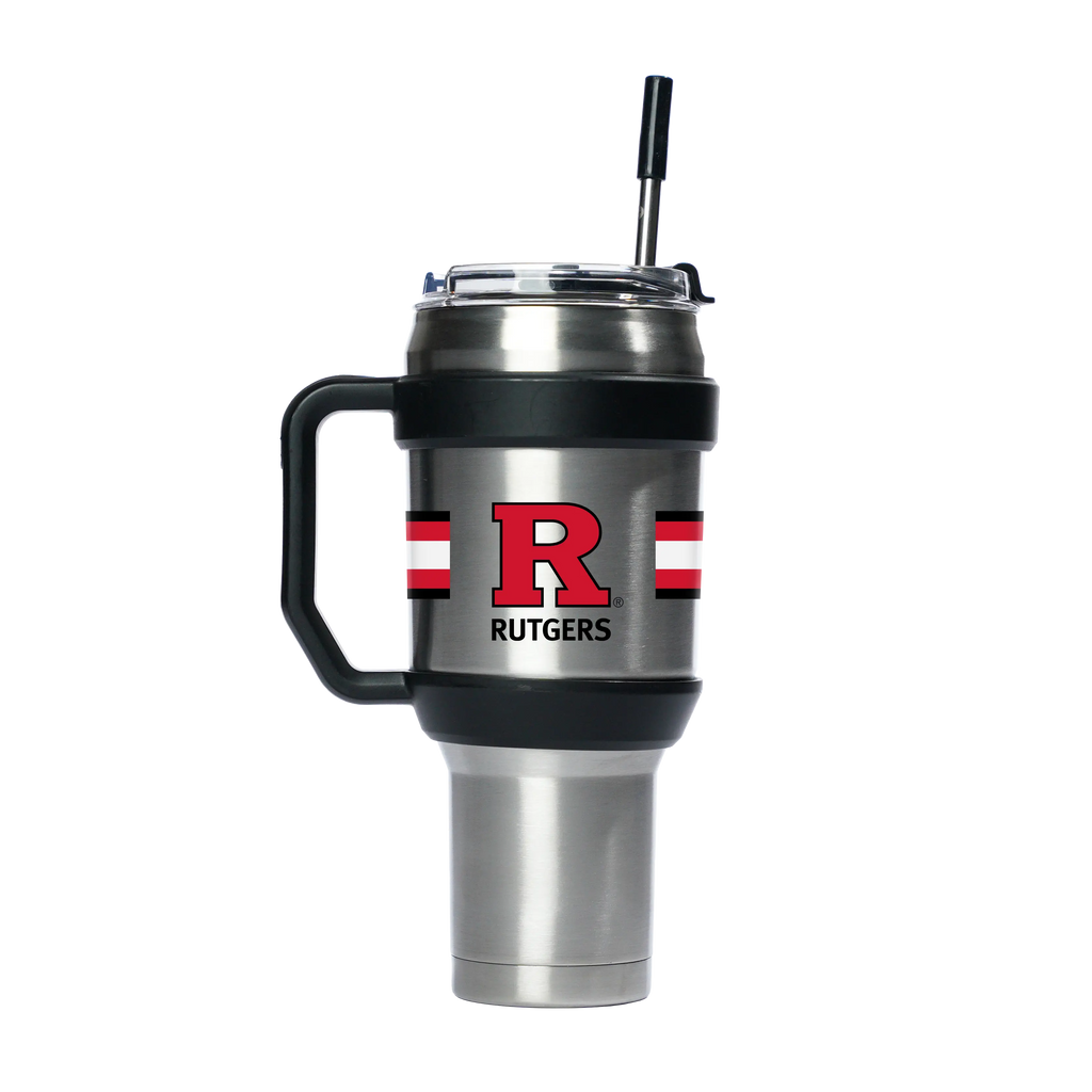 Rutgers 40oz Stainless Steel Tumbler GameTime Sidekicks