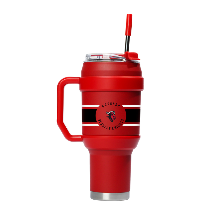 Rutgers 40oz Tumbler Scarlet GameTime Sidekicks