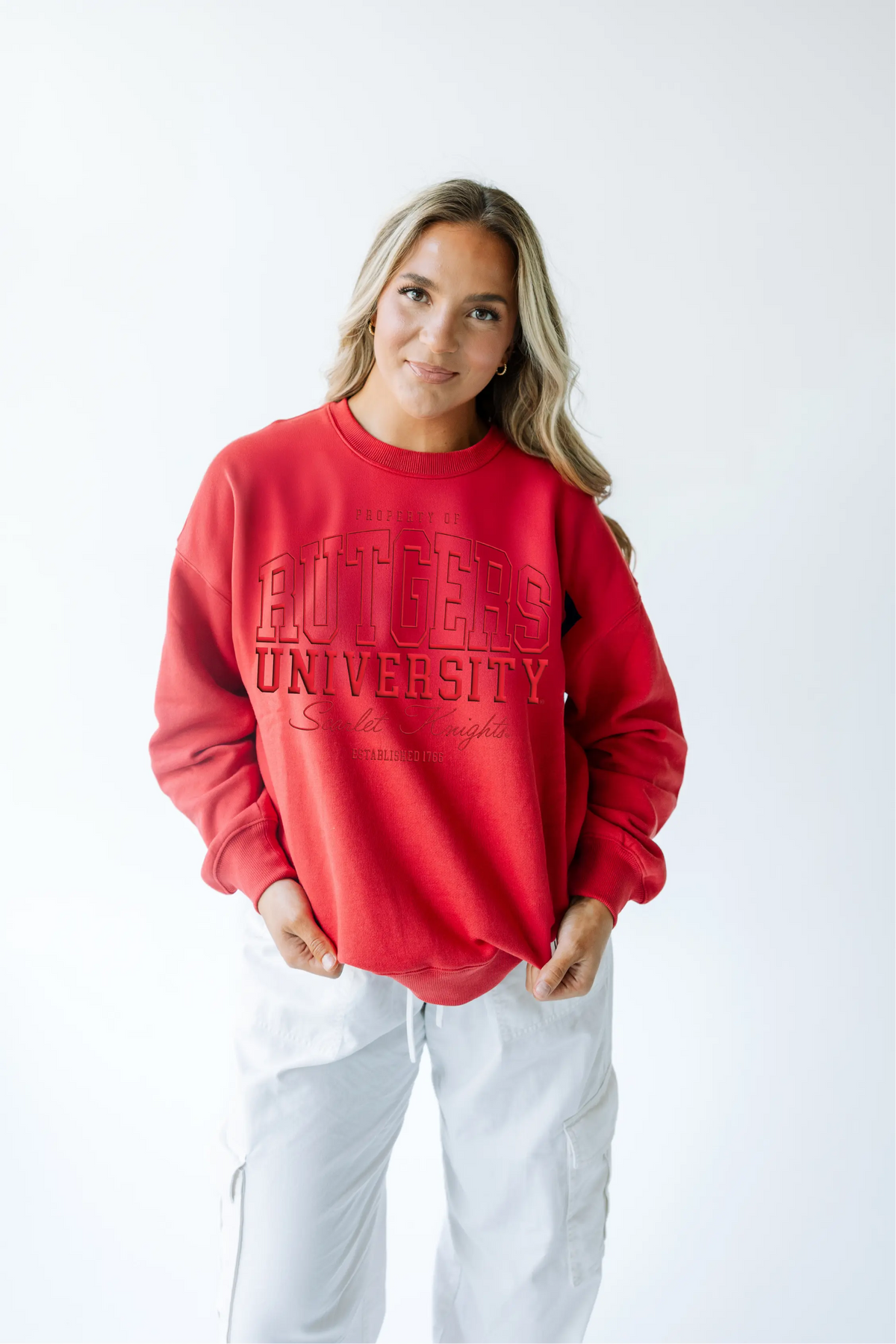 Sanders Shadow Lantern Sleeve Crewneck Knight & Day Apparel