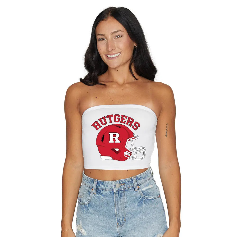 Rutgers Helmet Tube Top lojobands