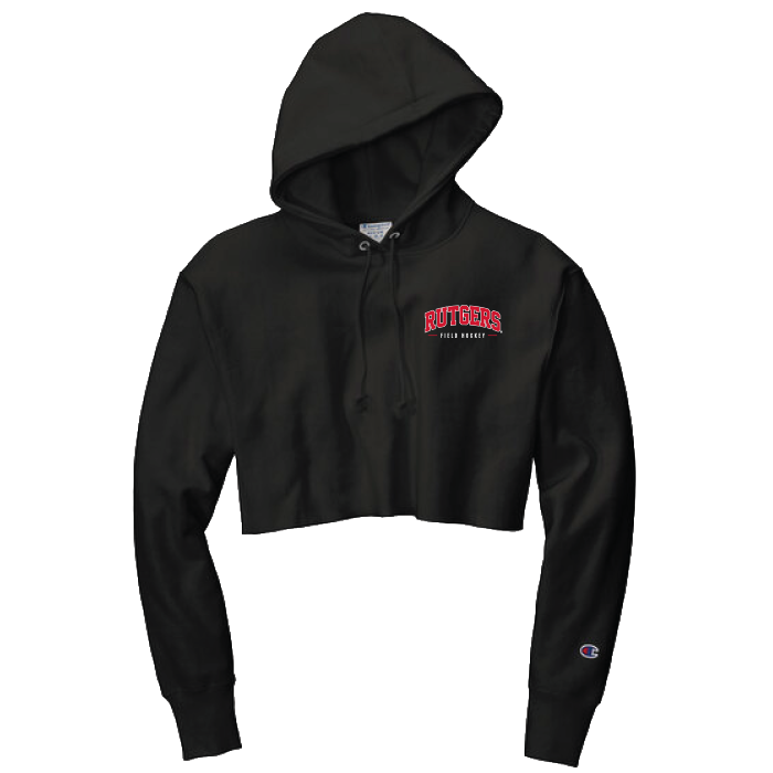 Champion Women's Hooded Cropped Fleece  Outerwear